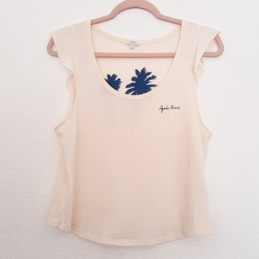 Tavik  Après Beach Palm Reader Tank Top M